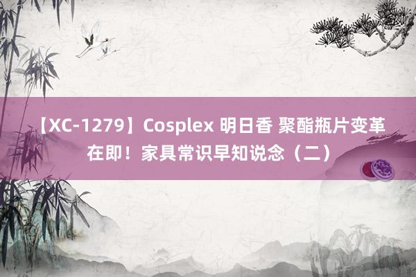 【XC-1279】Cosplex 明日香 聚酯瓶片变革在即！家具常识早知说念（二）